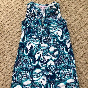Lily Pulitzer Girls Elephant Dress